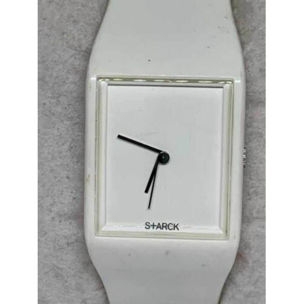 Starck PH5035 Economique Unisex Silicone Analog White Dial Quartz Watch Aa124
